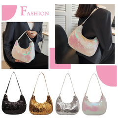 Women's Small Shoulder Bag Elegant Handbag Woven Messenger