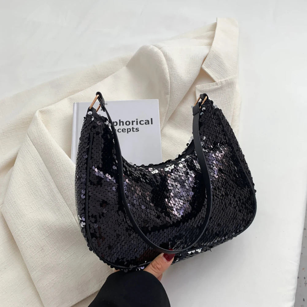 Women's Small Shoulder Bag Elegant Handbag Woven Messenger