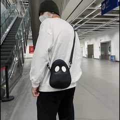 Small Soft PU Messanger Bag Funny Halloween Wallets Devil Crossbody Satchel Bag