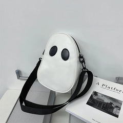 Small Soft PU Messanger Bag Funny Halloween Wallets Devil Crossbody Satchel Bag