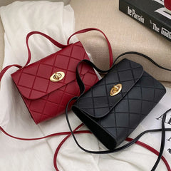 Stripes Messenger Bag For Women Crossbody Shoulder Handbag