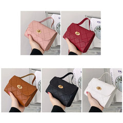 Small Stripes Messenger Bag Women Shoulder Crossbody Handbag