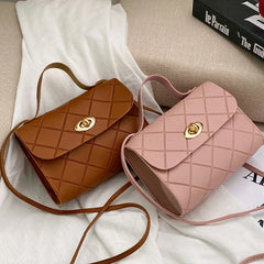Stripes Messenger Bag For Women Crossbody Shoulder Handbag