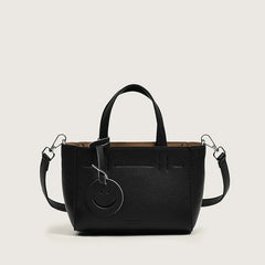 Small Tote Bag Cow Leather Smile Handbags Girls Shoulder Bags Sac A Main Femme B
