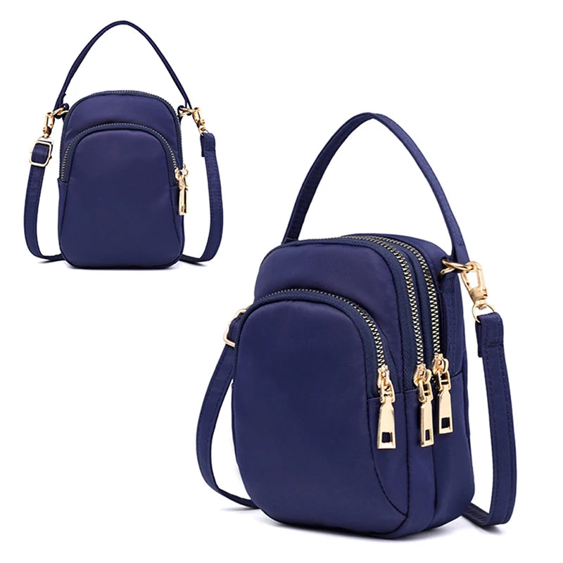 Women Small Shoulder Bag Casual Crossbody Handbag Solid Wild Phone Pouch