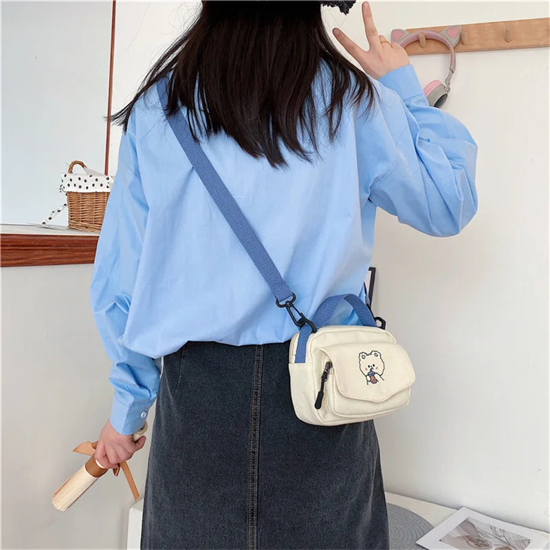 Mini Cartoon Print Shoulder Bag for Girl Purse