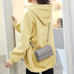 Women Handbag Transparent Touch Screen Phone Crossbody Bag