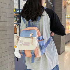 Mini Girls' Backpack Waterproof Nylon Schoolbag