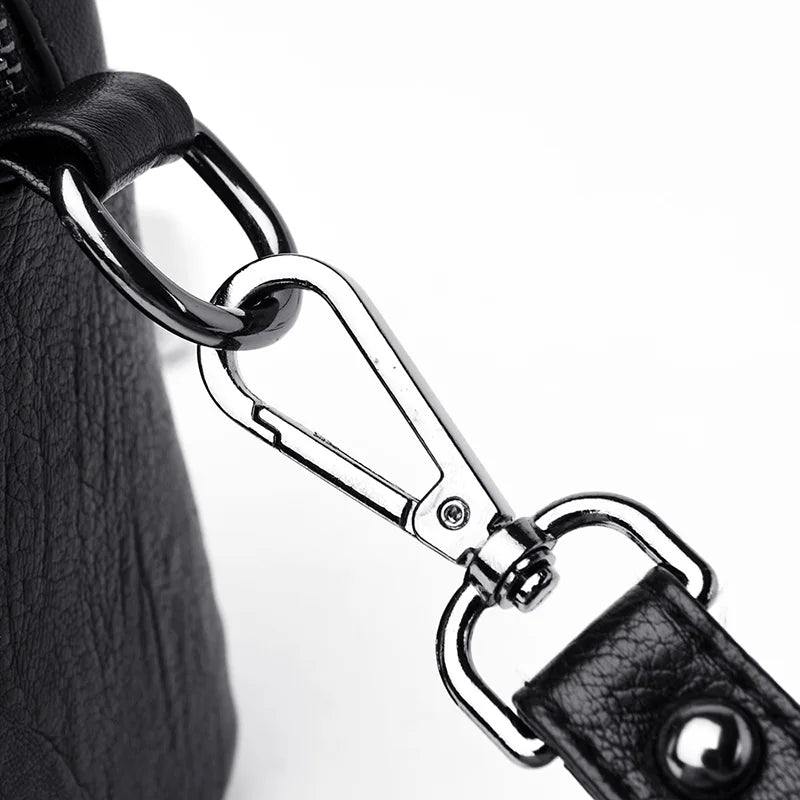 Small Zipper Pu Bags For Women Good Pu Leather Shoulder Crossbody Bag Female Sum