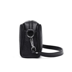 Small Zipper Pu Bags For Women Good Pu Leather Shoulder Crossbody Bag Female Sum