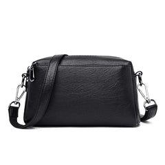 Small Zipper Pu Bags For Women Good Pu Leather Shoulder Crossbody Bag Female Sum