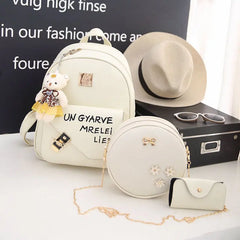 Small Fresh Backpack for Women Girls Schoolbag Campus Students