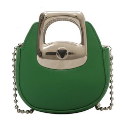 Snake Leather Chain Shoulder Flap Purse for Women