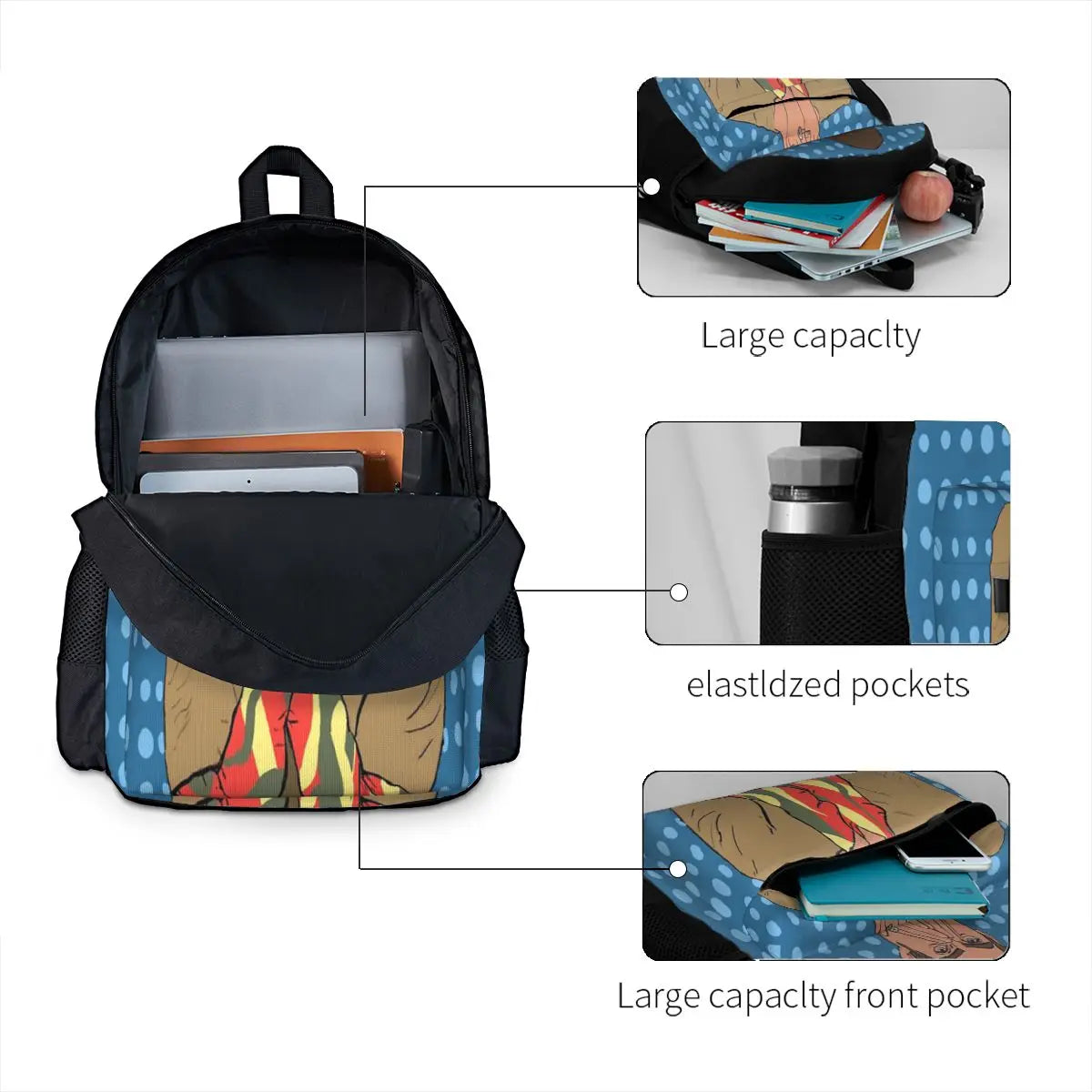 Stefon Waterproof Backpack for Men and Women