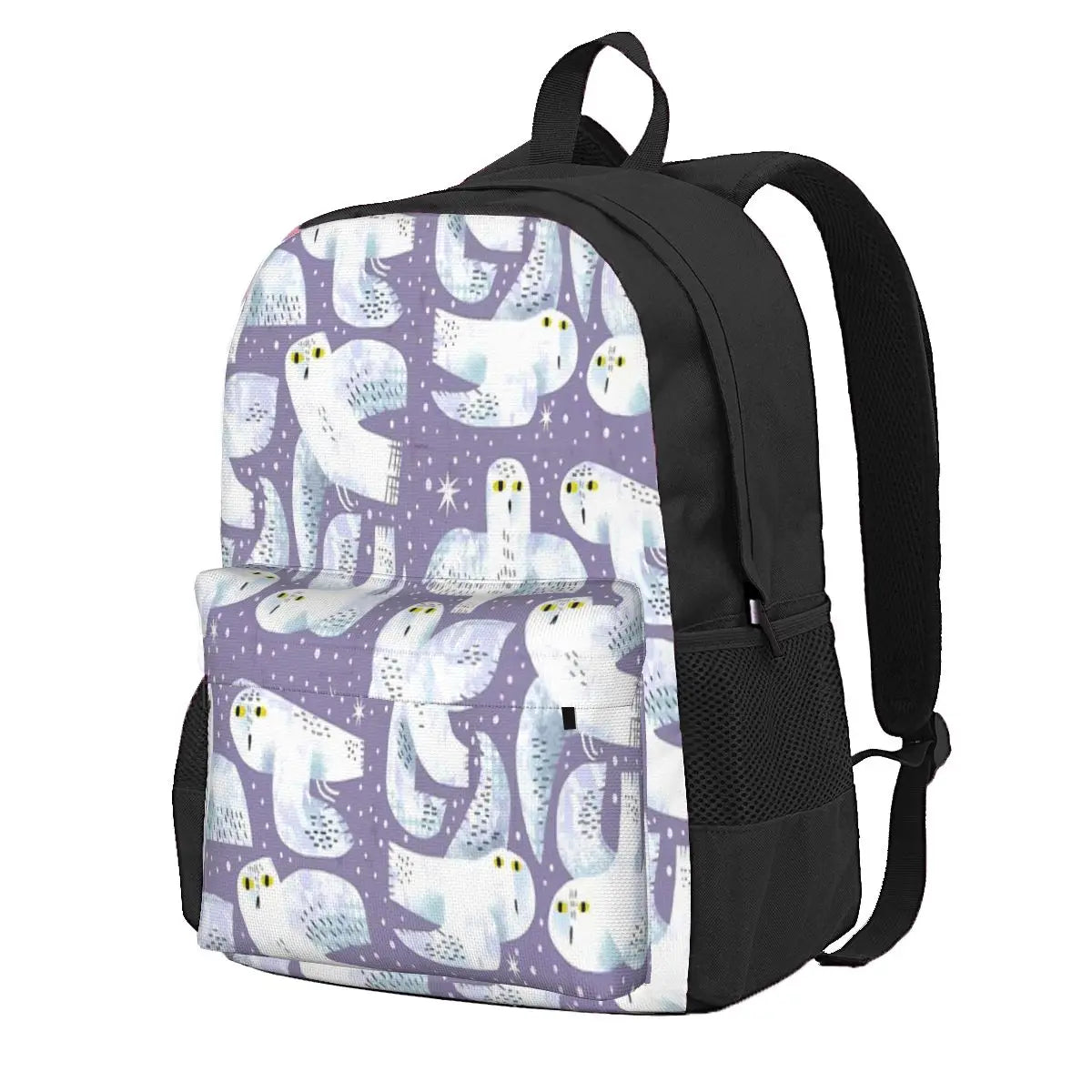 Snowy Owls Backpacks Men's & Women's School Bag