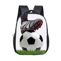 Soccerly Footbally Print Backpack for 2-4 Children School Bags
