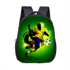 Soccerly Footbally Print Backpack for 2-4 Children School Bags