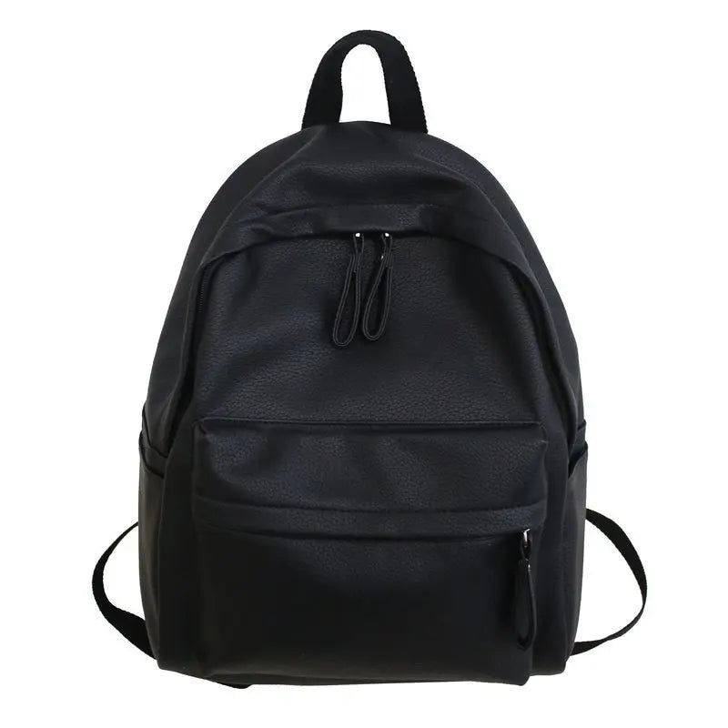 Soft Leather Backpack High PU Leather Women's Backpack for Teenage Girls