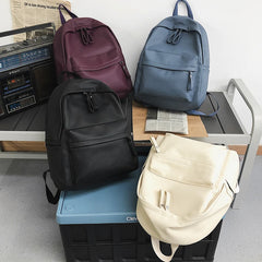 Soft Leather Backpack High PU Leather Women's Backpack for Teenage Girls