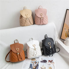 Stylish Leather Backpack for Women Schoolbags and Parties