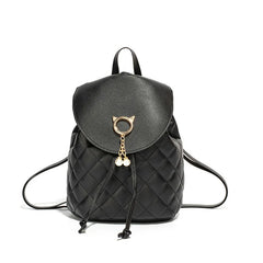 Stylish Leather Backpack for Women Schoolbags and Parties