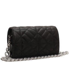 Green Quilted Shoulder Bag for Women Retro Clutch Tote