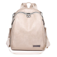 Soft Leather Women's Backpack Cowhide High Travel Female Rucksack