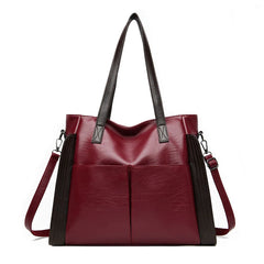 Large Capacity Soft Leather Handbags Women Shoulder Crossbody Bag
