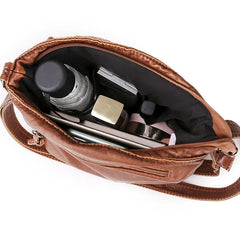 Retro Soft Leather Crossbody Bag for Women