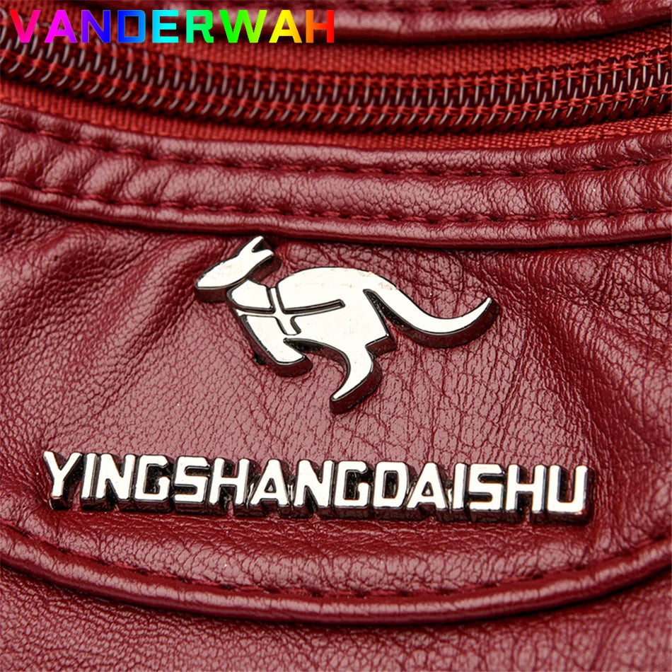 Soft Leather Crossbody Bags for Women Handbags High Bolsa Feminina