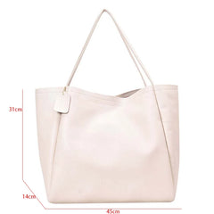 Soft Leather Women's Bag Shoulder Handbag Purse Top-Handle Office Bag