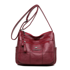 Soft PU Leather Purses and Handbags Women Bags Big Capacity Shoulder Crossbody B