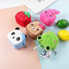 Cartoon Animal Coin Purse Mini Zipper Wallet for Kids Girls Women