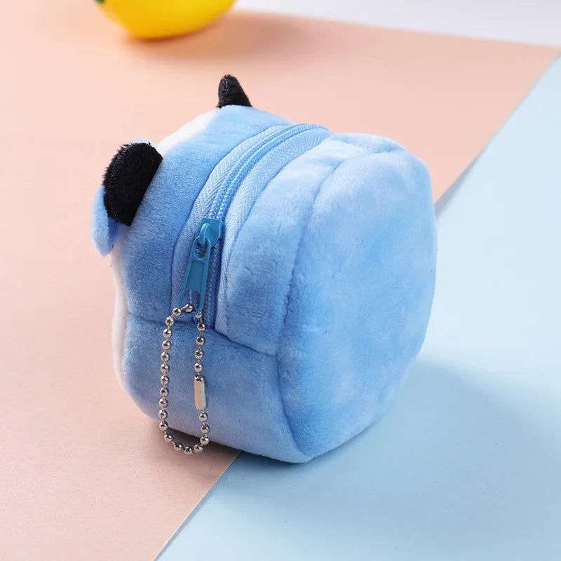 Cartoon Animal Coin Purse Mini Zipper Wallet for Kids Girls Women