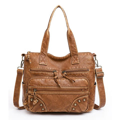 Soft Women Handbag Travel Ladies Handle PU Leather Shoulder Holiday
