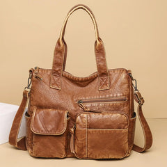 Soft Women Handbag Travel Ladies Handle PU Leather Shoulder Holiday