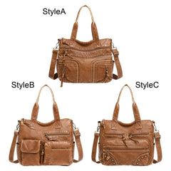 Soft Women Handbag Travel Ladies Handle PU Leather Shoulder Holiday