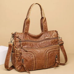 Soft Women Handbag Travel Ladies Handle PU Leather Shoulder Holiday