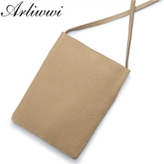 Soft Leather Pouch Lightweight Crossbody Shoulder Bag B21