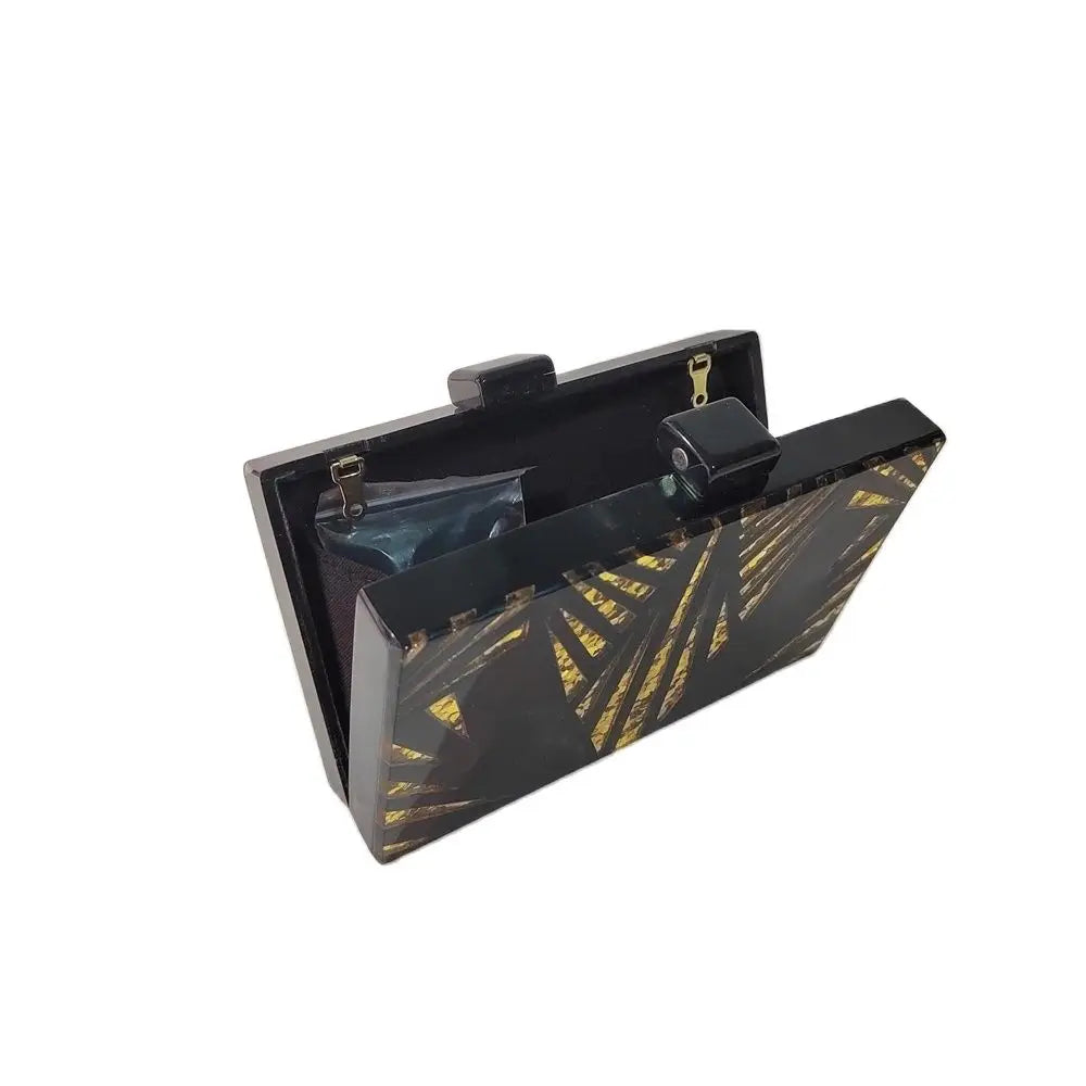 Acrylic Geometric Messenger Bag Wedding Handbag