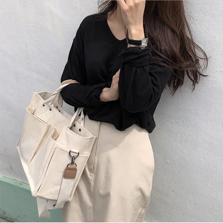 Canvas Crossbody Bag for Women Shoulder Bag Messenger Bag