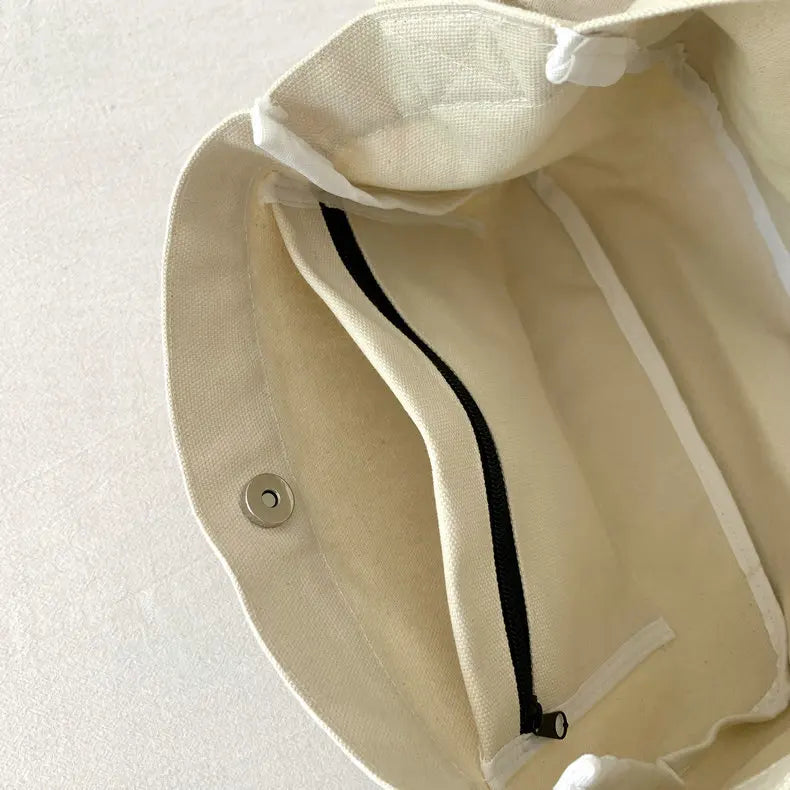 Solid Canvas Shoulder Bag Female Casual Shoulder Messenger Bag Style Women Sling