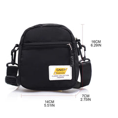 Nylon Crossbody Purse Small Messenger Bag Adjustable Strap Casual Satchel