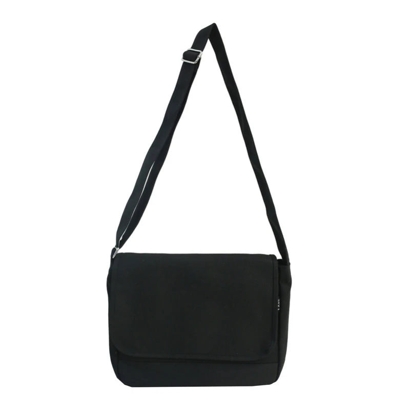 Solid Canvas Women's Shoulder Bag Casual Crossbody Handbag