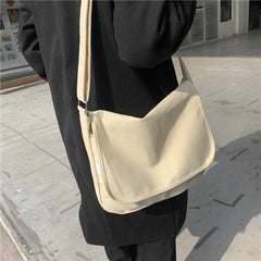 Canvas Ladies Messenger Bag Casual Young Students School Bag Handbags