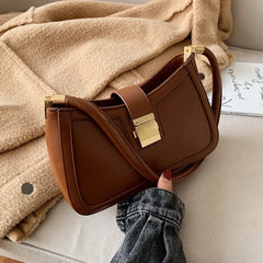 PU Leather Shoulder Bags for Women Small Travel Hand Bag