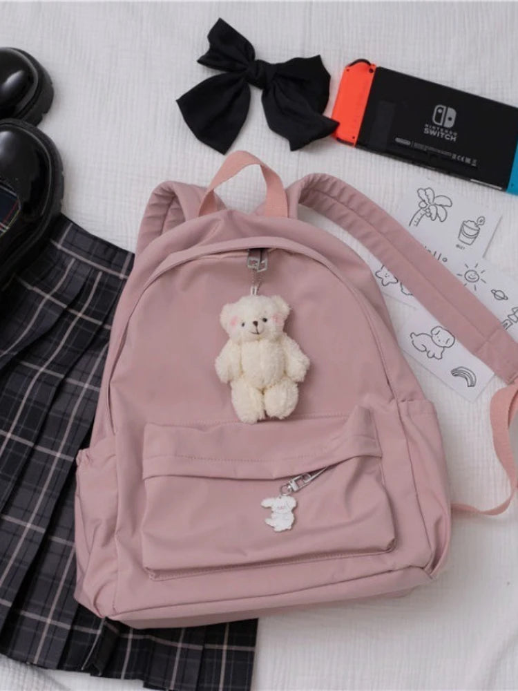 Harajuku Girl Student Backpack Large Capacity Travel Backpack
