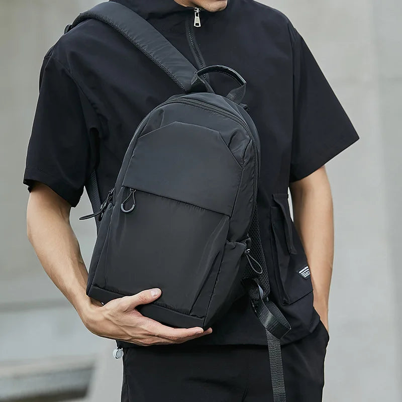 Solid Mini Women Backpack 10 Inch Ipad Oxford Waterproof Commuter Bag