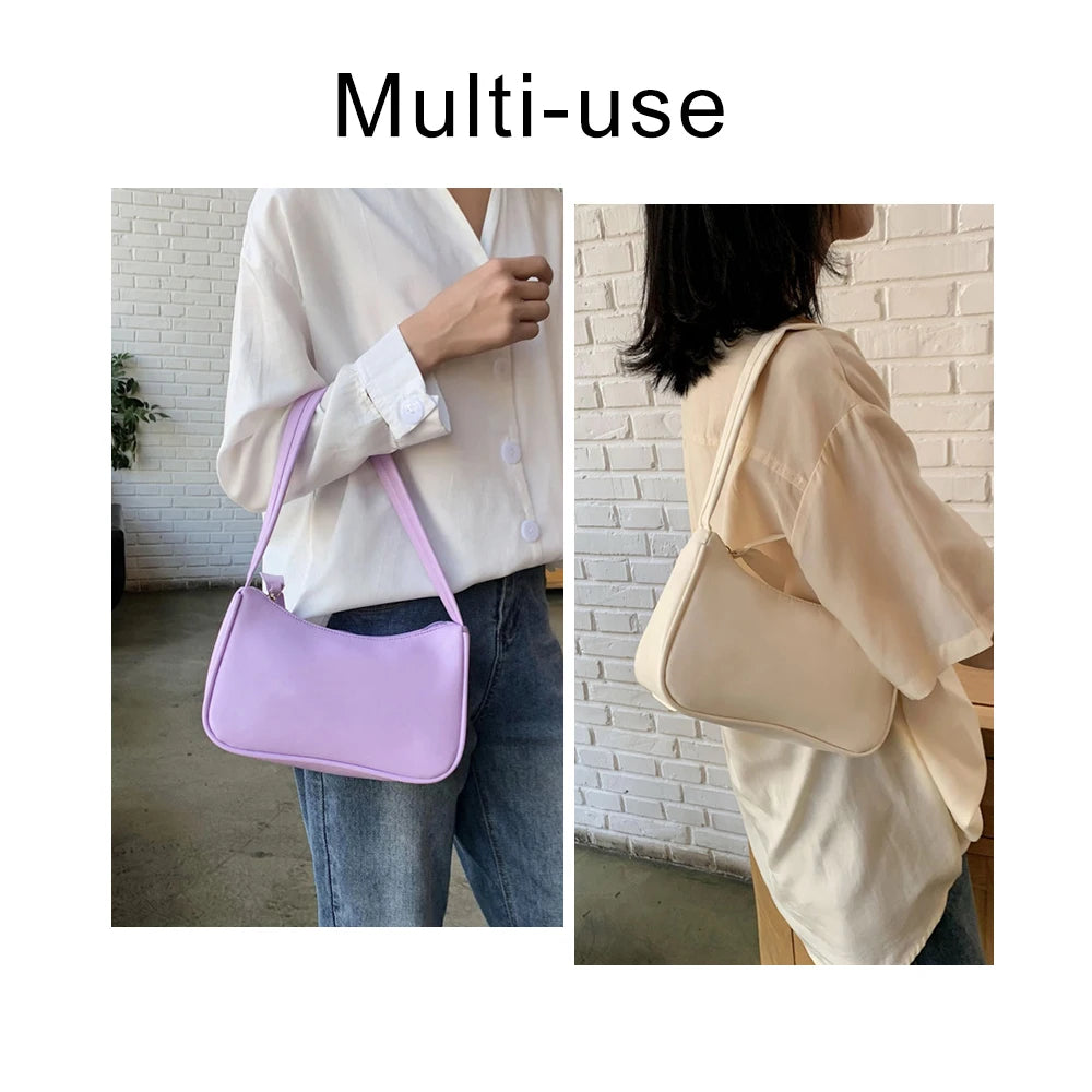PU Leather Bucket Crossbody Bags for Women - Summer Shoulder Handbags