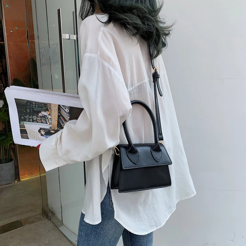 PU Leather Mini Crossbody Bag for Women Shoulder Messenger Small Phone Purses